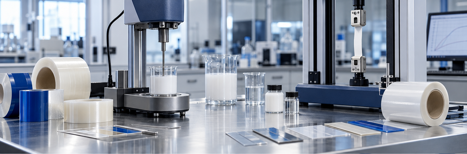 Adhesive performance testing laboratory
